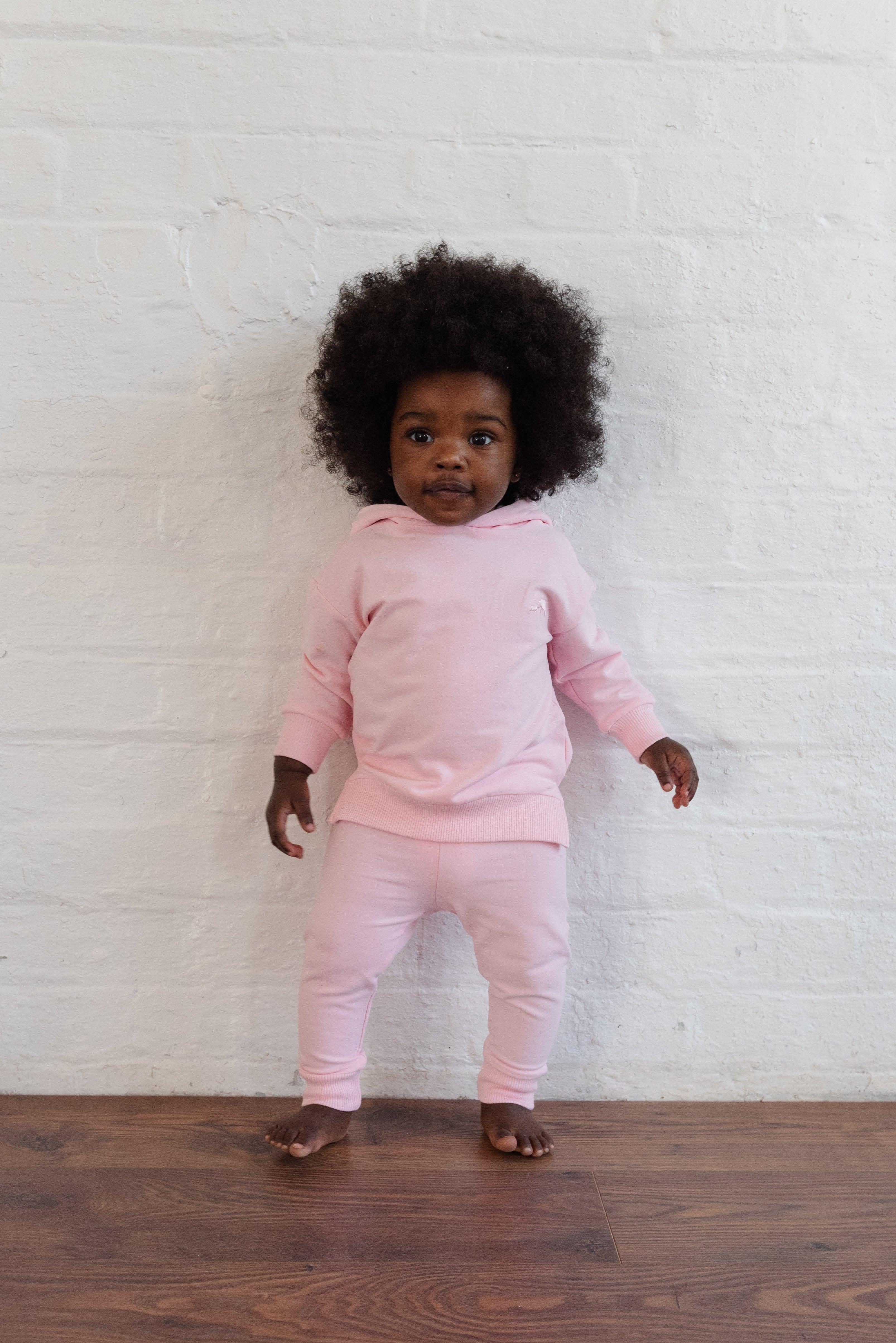 ClayBARE Pink Hoodie and Legging Set
