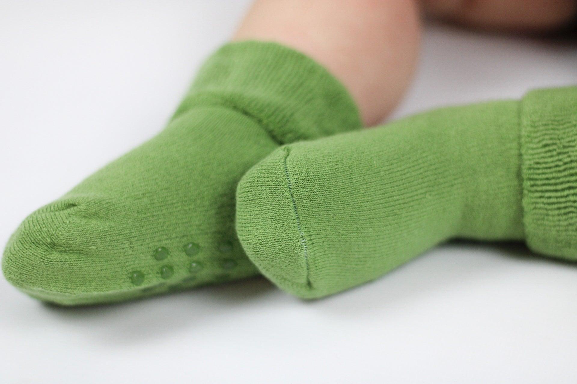 Green Terry Socks