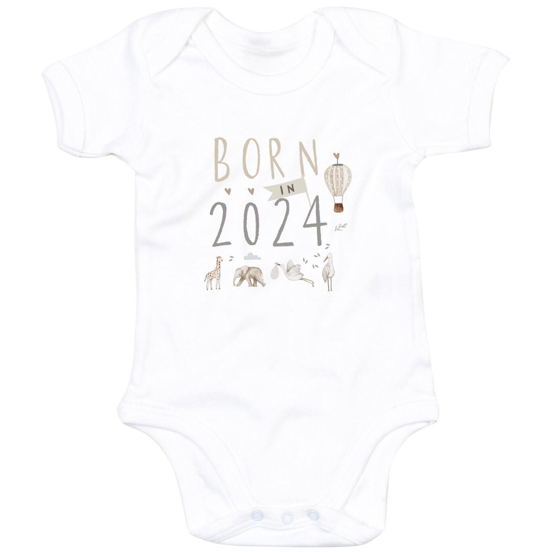 Born in 2024 Baby Bodysuit