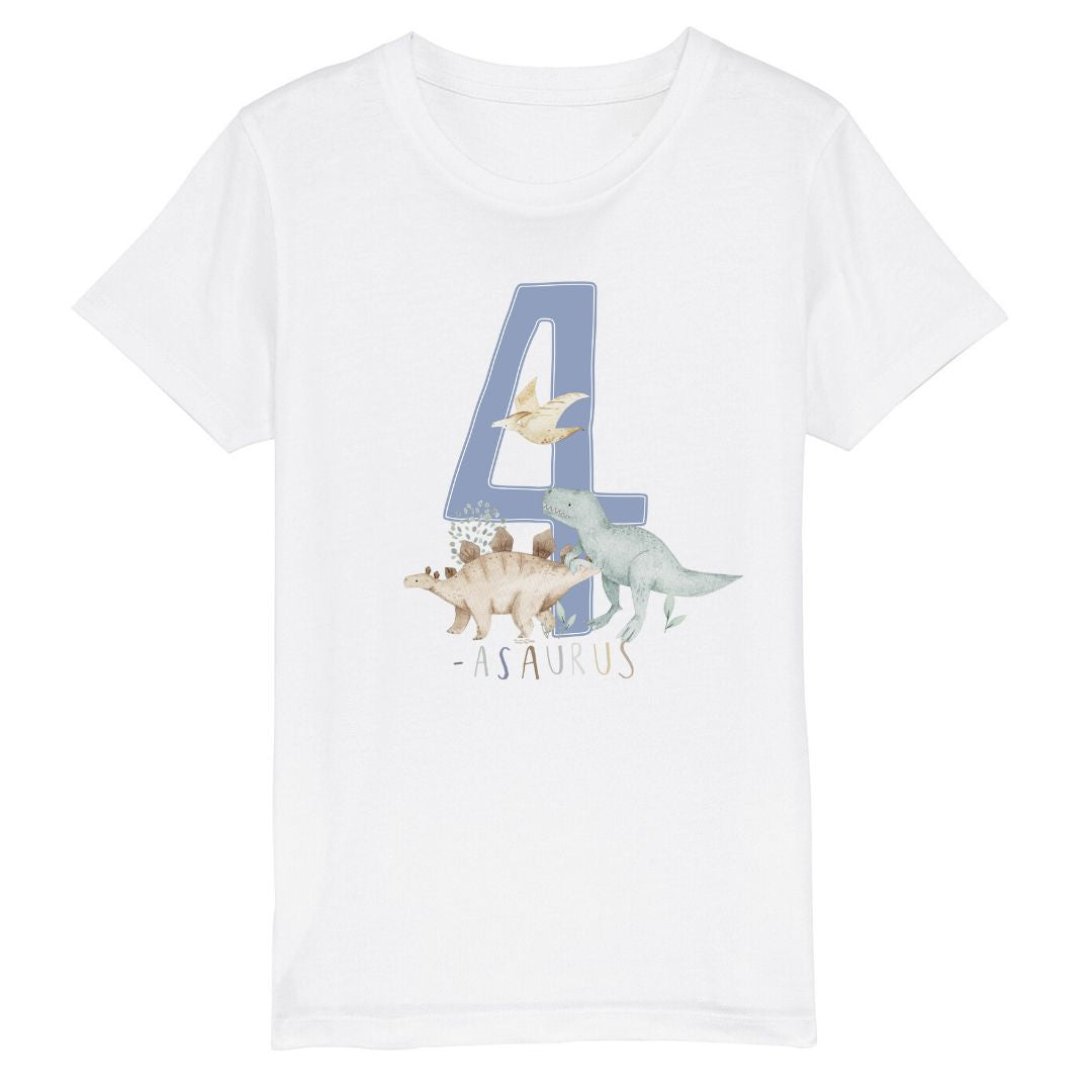 Dinosaur Blue Four T Shirt