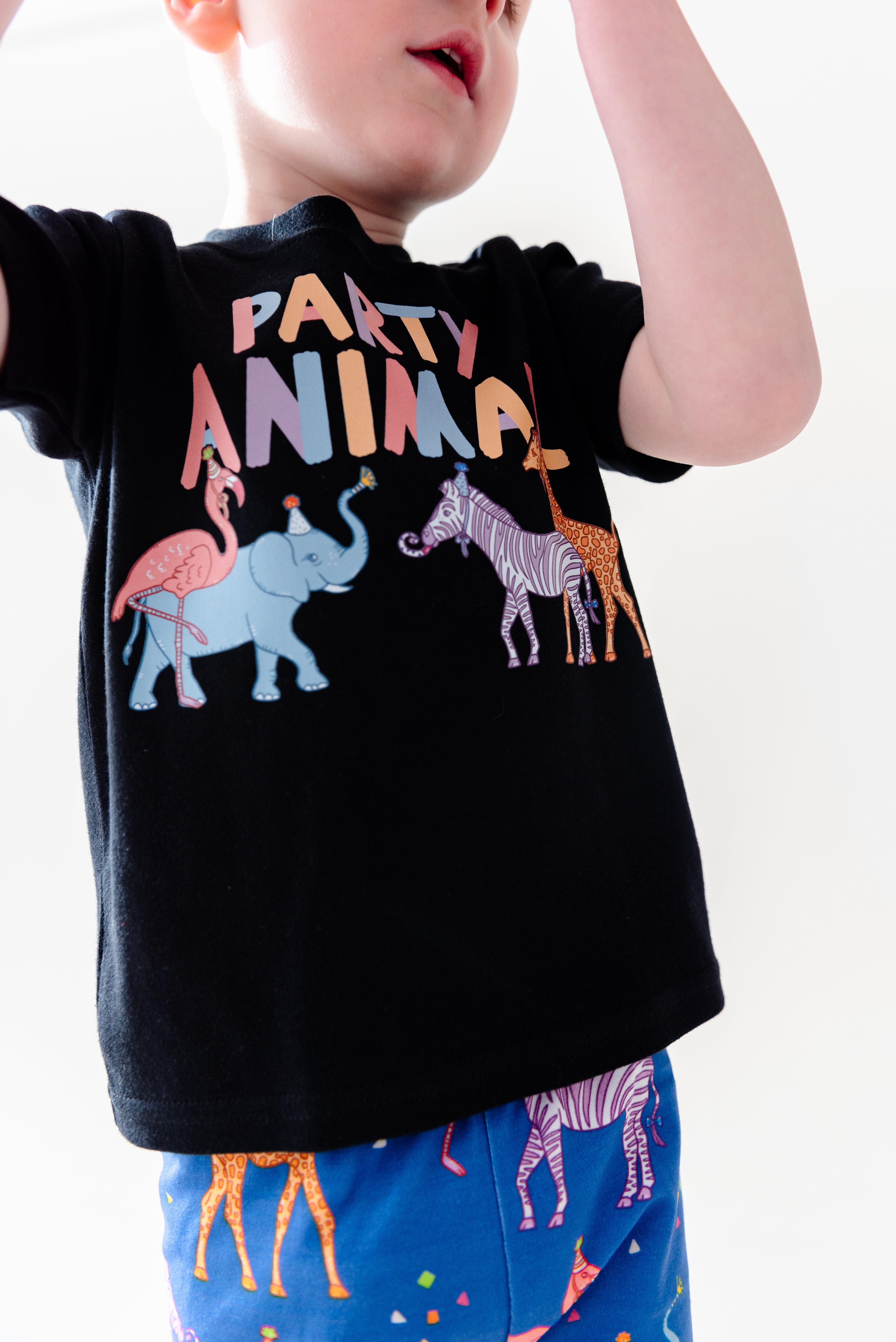 Party Animal Black T Shirt