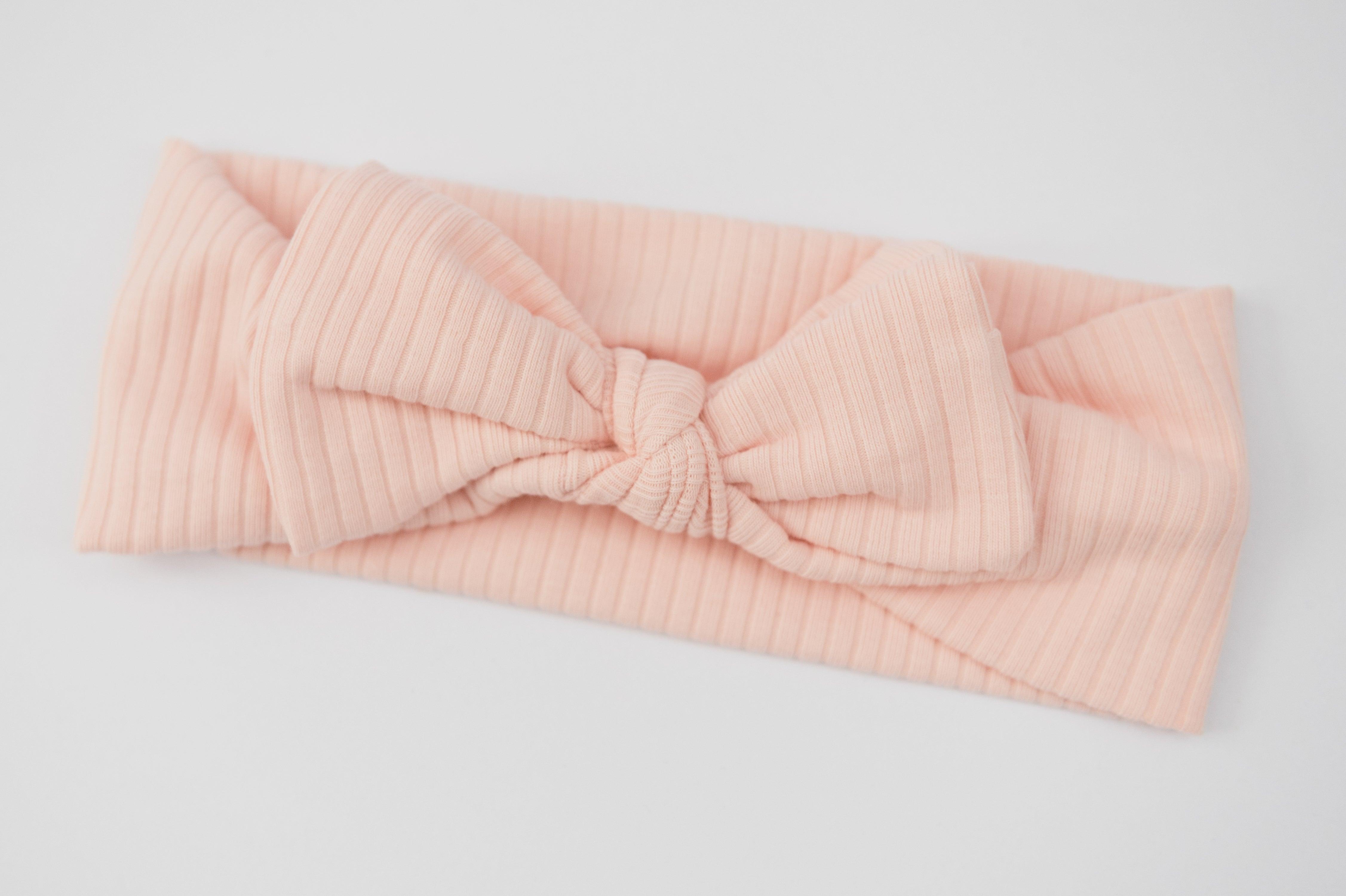 ClayBARE Baby Pink Ribbed Headband
