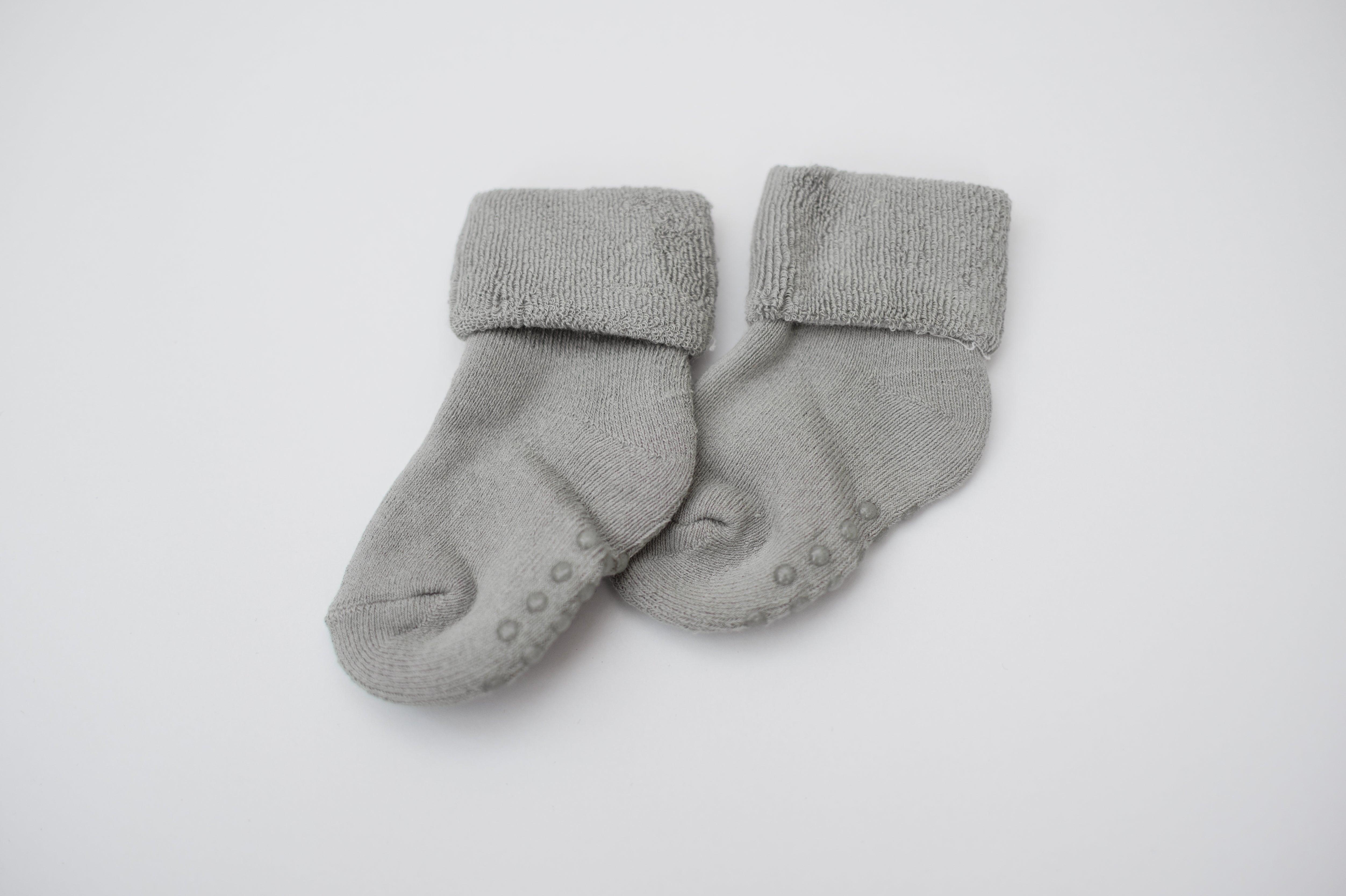 Grey Terry Socks