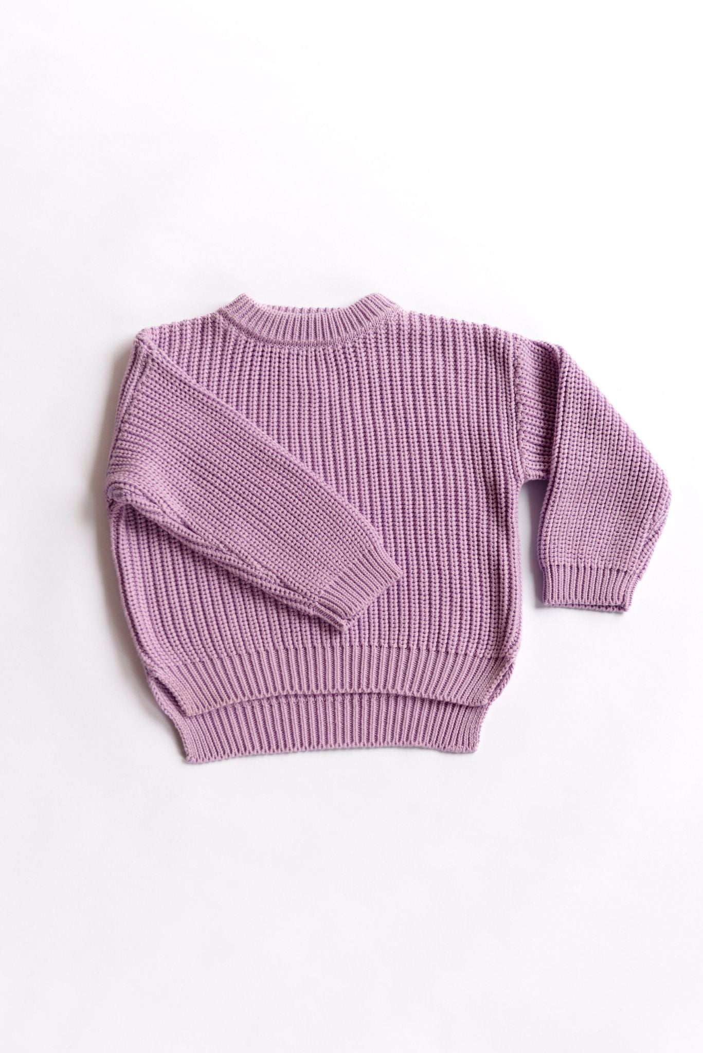 Oversized Lilac Knitted Jumper