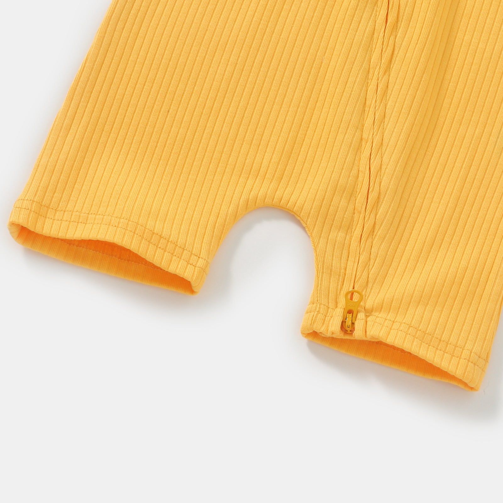 ClayBARE Sunshine Yellow Double Zip Summer Romper