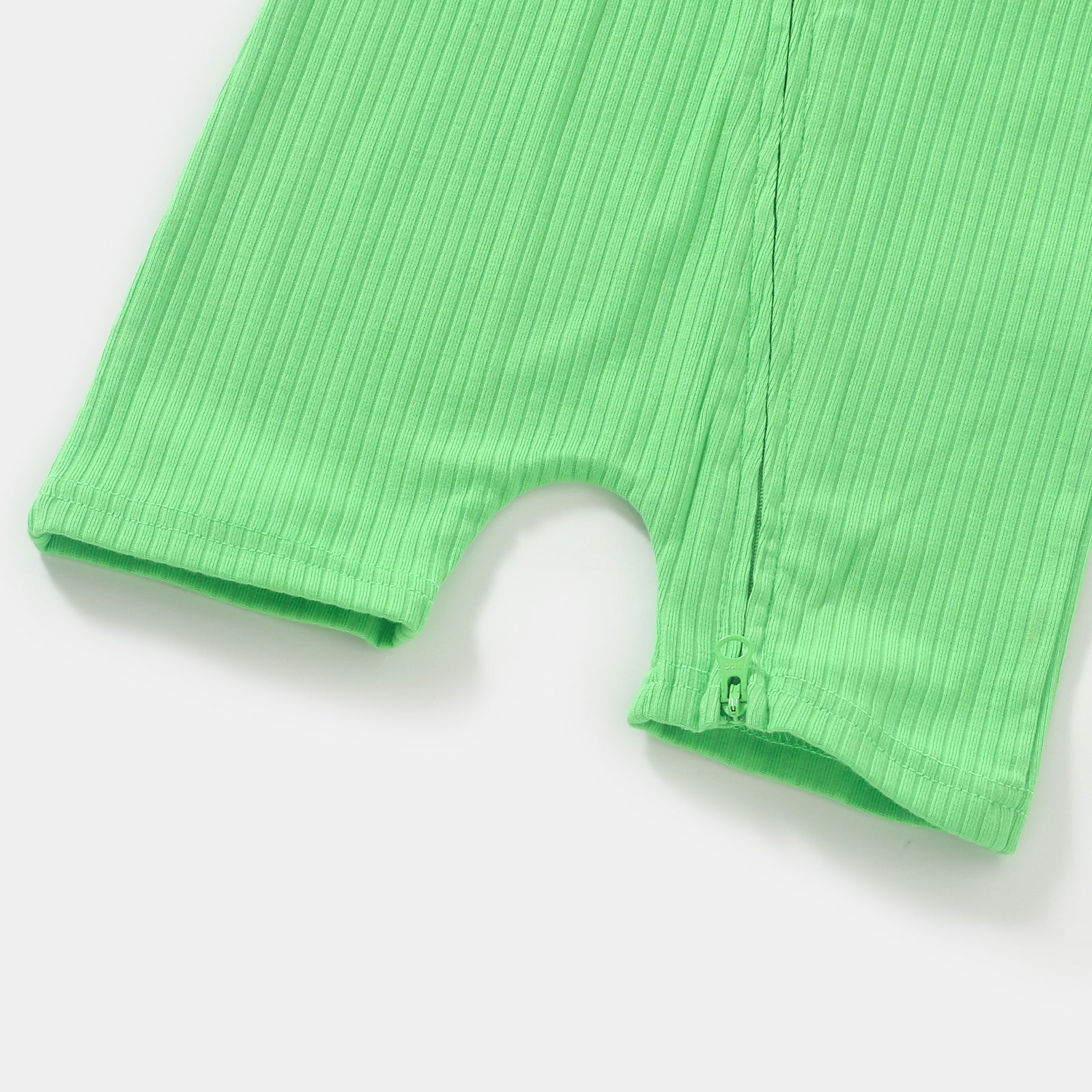 ClayBARE Soft Green Double Zip Summer Romper